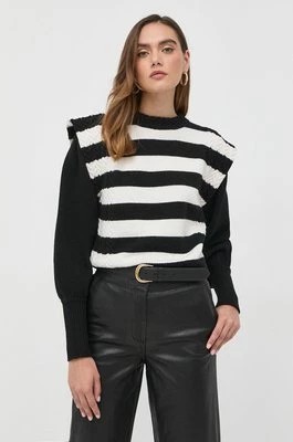 Zdjęcie produktu Notes du Nord sweter wełniany damski kolor czarny