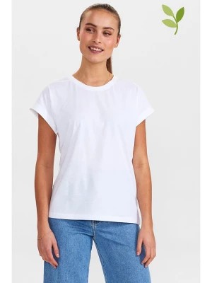 Zdjęcie produktu NÜMPH Koszulka "Beverly" w kolorze białym rozmiar: L