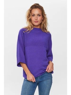 Zdjęcie produktu NÜMPH Sweter "Nuirmelin" w kolorze fioletowym rozmiar: S