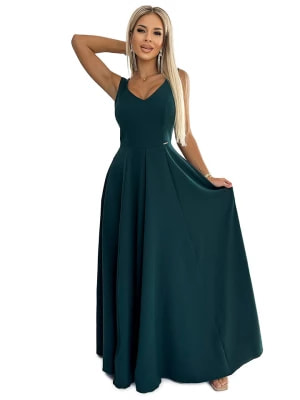 Zdjęcie produktu numoco Sukienka w kolorze ciemnozielonym rozmiar: XL