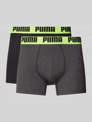 Zdjęcie produktu Obcisłe bokserki z detalem z logo w zestawie 2 szt. Puma