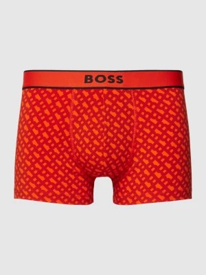 Zdjęcie produktu Obcisłe bokserki z elastycznym pasem z logo Boss