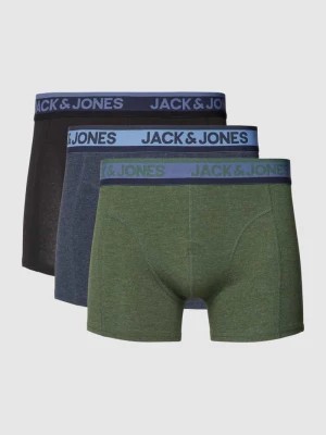 Zdjęcie produktu Obcisłe bokserki z elastycznym paskiem w zestawie 3 szt. model ‘CARLOS’ jack & jones