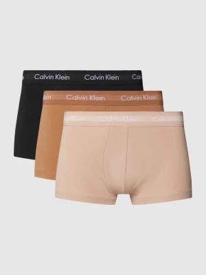 Zdjęcie produktu Obcisłe bokserki z elastycznym paskiem z logo w zestawie 3 szt. model ‘LOW RISE’ Calvin Klein Underwear