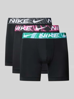 Zdjęcie produktu Obcisłe bokserki z elastycznym paskiem z logo w zestawie 3 szt. Nike