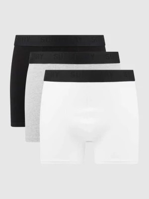Zdjęcie produktu Obcisłe bokserki z elastycznym paskiem z logo w zestawie 3 szt. Superdry
