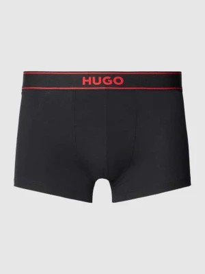 Zdjęcie produktu Obcisłe bokserki z nadrukiem z logo model ‘EXCITE’ HUGO