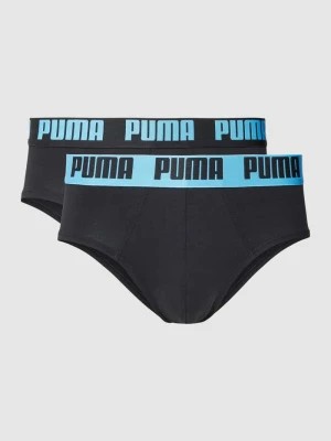 Zdjęcie produktu Obcisłe bokserki z paskiem z logo w zestawie 2 szt. Puma