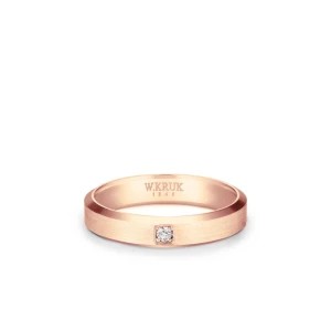 Zdjęcie produktu W.KRUK - Obrączka ślubna złota Chamonix damska