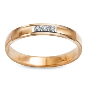 Zdjęcie produktu Obrączka złota z diamentami Biżuteria YES