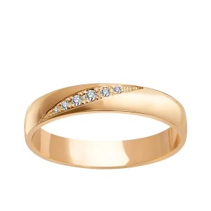 Zdjęcie produktu Obrączka złota z diamentami Biżuteria YES