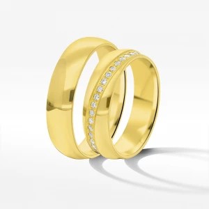 Zdjęcie produktu Obrączki ślubne z żółtego złota 5.5mm półokrągłe
