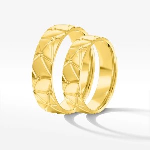 Zdjęcie produktu Obrączki ślubne z żółtego złota 5mm półokrągłe