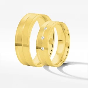 Zdjęcie produktu Obrączki ślubne z żółtego złota 6mm
