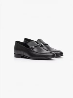 Zdjęcie produktu obuwie loafersy d4737 czarne Recman