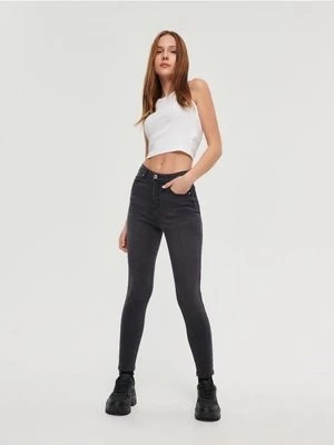 Zdjęcie produktu Ocieplane jeansy skinny fit czarne House