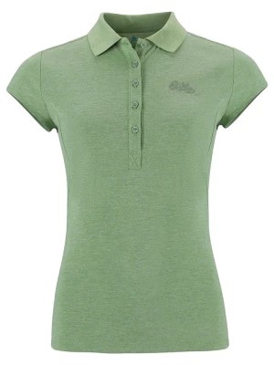 Zdjęcie produktu Odlo Funkcyjna koszulka polo "Kumano" w kolorze zielonym rozmiar: S