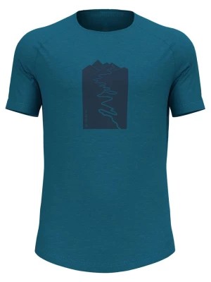 Zdjęcie produktu Odlo Koszulka funkcyjna "Ascent" w kolorze niebieskim rozmiar: M