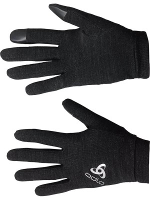 Zdjęcie produktu Odlo Rękawiczki funkcyjne "Natural + Warm" w kolorze czarnym rozmiar: S