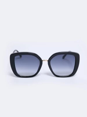 Zdjęcie produktu Okulary przeciwsłoneczne damskie czarne Klori 906 BIG STAR
