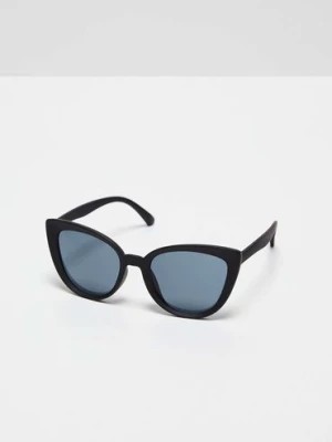 Zdjęcie produktu Okulary przeciwsłoneczne typu kocie oko - czarne Moodo