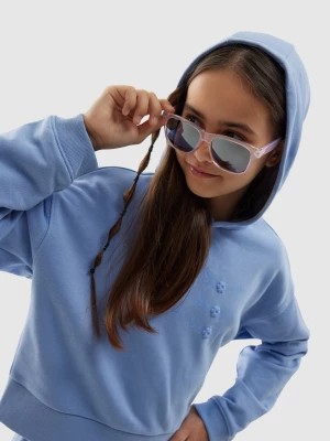 Zdjęcie produktu Okulary przeciwsłoneczne z multibarwną powłoką dziewczęce - multikolor 4F