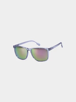 Zdjęcie produktu Okulary przeciwsłoneczne z multibarwną powłoką - pudrowy róż 4F