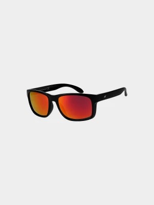 Zdjęcie produktu Okulary przeciwsłoneczne z multibarwną powłoką uniseks - granatowe 4F