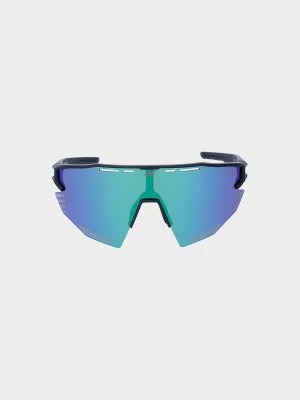 Zdjęcie produktu Okulary przeciwsłoneczne z multibarwną powłoką uniseks - zielone 4F