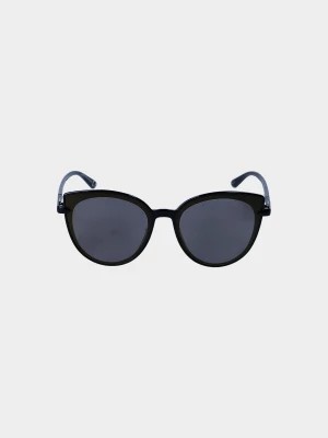 Zdjęcie produktu Okulary przeciwsłoneczne z powłoką lustrzaną damskie - złote 4F