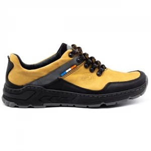 Zdjęcie produktu Olivier Męskie buty trekkingowe skórzane 292GT żółte