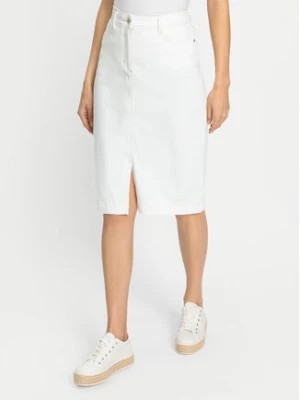 Zdjęcie produktu Olsen Spódnica jeansowa 16001361 Biały Regular Fit