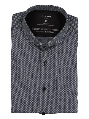 Zdjęcie produktu OLYMP Koszula "24/7 No 6 six" - Super Slim fit - granatowym rozmiar: 38