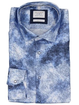 Zdjęcie produktu OLYMP Koszula "Level 5" - Body Fit - w kolorze niebieskim rozmiar: S