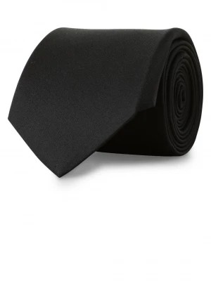 Zdjęcie produktu Olymp Level Five Krawat jedwabny męski Mężczyźni Jedwab czarny jednolity,