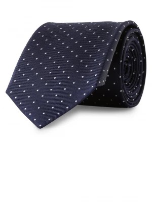 Zdjęcie produktu Olymp Level Five Krawat jedwabny męski Mężczyźni Jedwab niebieski w kropki,