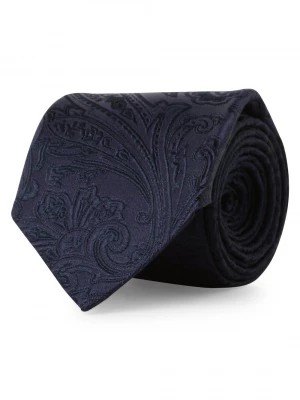 Zdjęcie produktu Olymp Level Five Krawat jedwabny męski Mężczyźni Jedwab niebieski wzorzysty,