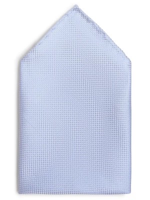 Zdjęcie produktu Olymp Level Five Poszetka jedwabna męska Mężczyźni Jedwab niebieski wypukły wzór tkaniny,