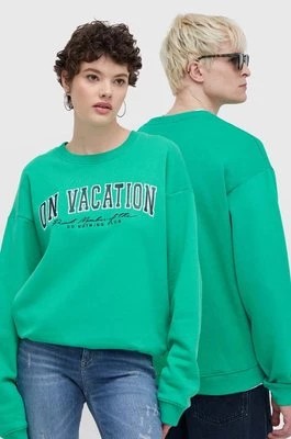 Zdjęcie produktu On Vacation bluza College kolor zielony z aplikacją OVC S37