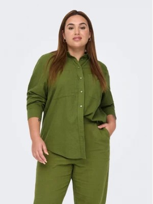 Zdjęcie produktu ONLY Carmakoma Spodnie materiałowe 15280234 Zielony Regular Fit