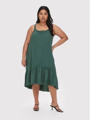 Zdjęcie produktu ONLY Carmakoma Sukienka letnia Paello 15261515 Zielony Regular Fit
