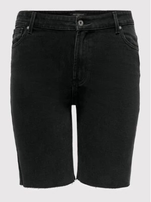 Zdjęcie produktu ONLY Carmakoma Szorty jeansowe Mily 15256334 Czarny Regular Fit