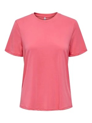 Zdjęcie produktu ONLY Koszulka "Free Life" w kolorze różowym rozmiar: XS