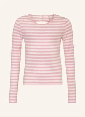 Zdjęcie produktu Only Koszulka Z Długim Rękawem Z Wycięciami pink