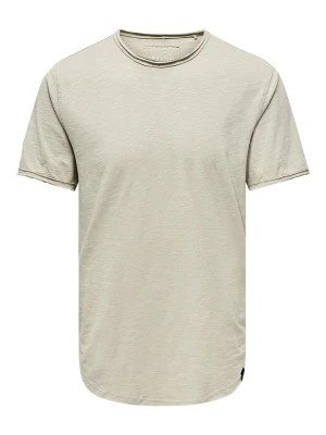 Zdjęcie produktu ONLY & SONS Koszulka "Benne" w kolorze beżowym rozmiar: M