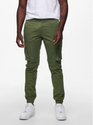 Zdjęcie produktu Only & Sons Spodnie materiałowe 22016687 Zielony Tapered Fit