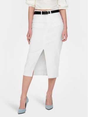 Zdjęcie produktu ONLY Spódnica jeansowa Siri 15324365 Biały Regular Fit