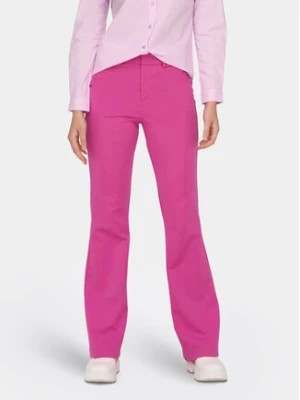 Zdjęcie produktu ONLY Spodnie materiałowe Peach 15298660 Różowy Flared Fit