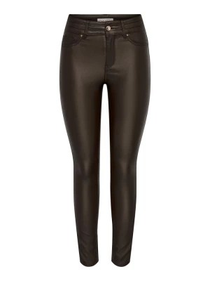 Zdjęcie produktu ONLY Spodnie "Wauw" w kolorze ciemnobrązowym rozmiar: XS/L32