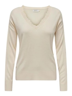 Zdjęcie produktu ONLY Sweter w kolorze beżowym rozmiar: L